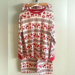 Size Medium NWOT Hannah Andersson Christmas Pajamas 100% organic cotton